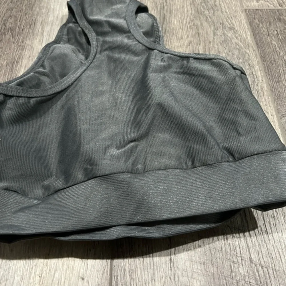Estilosa‎ Grey Ribbed Sports Bra